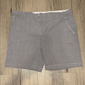 Tommy Hilfiger Women's Blue Striped Shorts